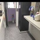 kitchen & service yard overlayed flooring