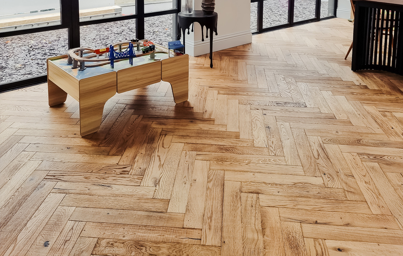 Herringbone Wood Floor